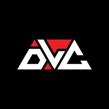 DLC triangle letter logo design with triangle shape. DLC triangle logo design monogram. DLC triangle vector logo template with red color. DLC triangular logo Simple, Elegant, and Luxurious Logo. DLC