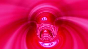 Abstract background Hypnotic neon pink wave vortex tunnel video