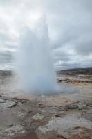 Fantastic Capture of Geothermal Activiity of Strokkur Geyser photo