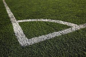 markings of a football field photo