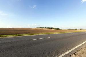 Road landscape, sky photo