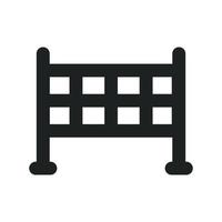 Net Icon with Outline Style vector