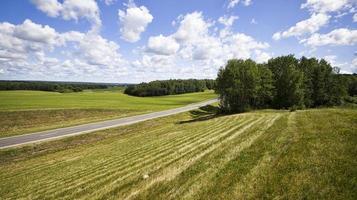 road, view from the hill photo