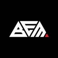 BEM triangle letter logo design with triangle shape. BEM triangle logo design monogram. BEM triangle vector logo template with red color. BEM triangular logo Simple, Elegant, and Luxurious Logo. BEM