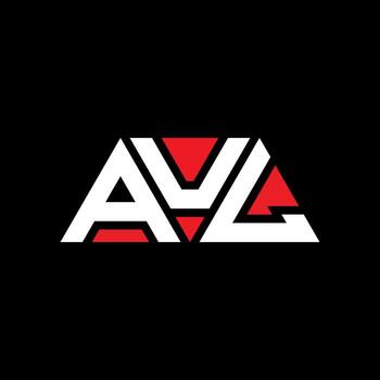 AUL triangle letter logo design with triangle shape. AUL triangle logo design monogram. AUL triangle vector logo template with red color. AUL triangular logo Simple, Elegant, and Luxurious Logo. AUL