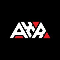 AXR triangle letter logo design with triangle shape. AXR triangle logo design monogram. AXR triangle vector logo template with red color. AXR triangular logo Simple, Elegant, and Luxurious Logo. AXR