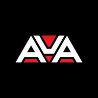 AUA triangle letter logo design with triangle shape. AUA triangle logo design monogram. AUA triangle vector logo template with red color. AUA triangular logo Simple, Elegant, and Luxurious Logo. AUA