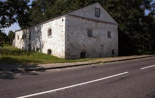 destroy buildings.  break down photo