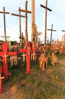 wooden crosses. Christianity photo