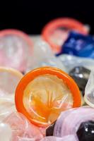 high quality orange latex condom photo