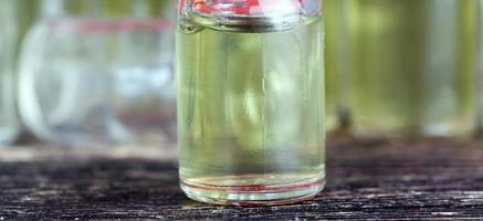 jars with a yellowish cosmetic photo