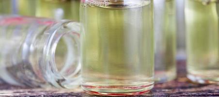 jars with a yellowish cosmetic photo