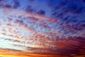 the sky during sunset photo