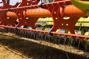 combine harvesters, close up photo