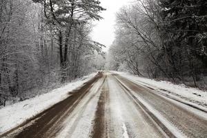 the winter road photo