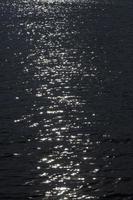 white glare on lake photo