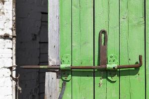 wooden gate, close up photo