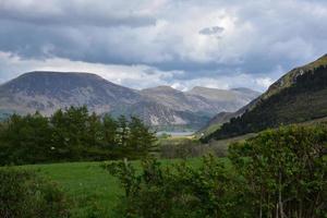 Lakes District With Lots of Tumultous Clouds in England photo