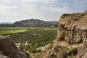 Beautiful Landscape in the Badlands in North Dakota photo