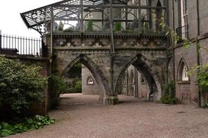 foso en el castillo de inveraray en argyll foto