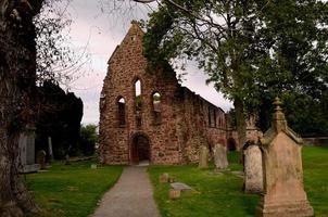 Beauly Priory Stone Ruins in Scotland photo