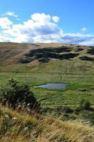 Elevated Pond at Archer's Seat in Scotland photo