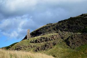 Anthony's Chapel as Seen at the Base of Arthur's Seat photo