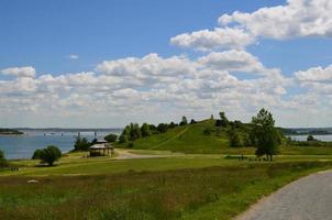 Gazebo and Trees on Boston Harbor Islands photo