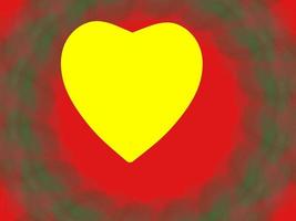 yellow heart from the sun and universe abstract background,vcector vector