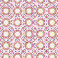 bright multicolor circles geometric abstract seamless pattern background,vector illustration vector