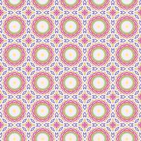 bright multicolor circles geometric abstract seamless pattern background,vector illustration vector