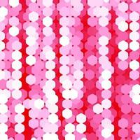 abstract Pink and white hexagons crystal bokeh background,vector vector