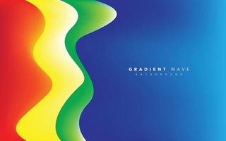 colorful gradient abstract background design vector