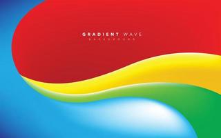 colorful gradient abstract background design vector