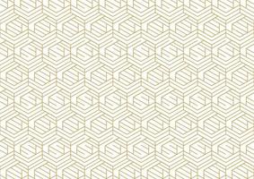abstract geometric pattern with hexagon shape vector