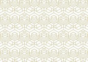 abstract geometric pattern with hexagon shape vector