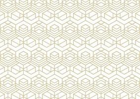 abstract geometric pattern with hexagon shape vector