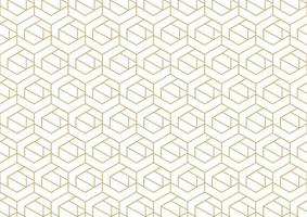 abstract geometric pattern with hexagon shape vector