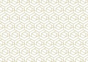 abstract geometric pattern with hexagon shape vector