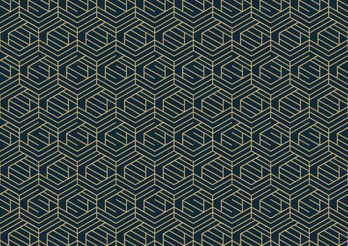 patrón geométrico abstracto con forma hexagonal vector