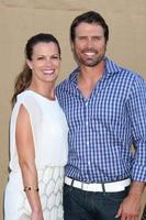 LOS ANGELES, JUL 29 - Melissa Claire Egan, Joshua Morrow arrives at the 2013 CBS TCA Summer Party at the private location on July 29, 2013 in Beverly Hills, CA photo