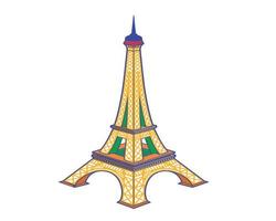 The Eiffel Tower vector