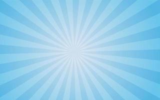rayos de sol estilo retro vintage sobre fondo azul, fondo de patrón de rayos de sol. rayos ilustración de vector de banner de verano. fondo de pantalla de rayos de sol abstractos para publicidad de redes sociales de negocios de plantilla.
