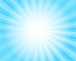 rayos de sol estilo retro vintage sobre fondo azul, fondo de patrón de rayos de sol. rayos ilustración de vector de banner de verano. fondo de pantalla de rayos de sol abstractos para publicidad de redes sociales de negocios de plantilla.
