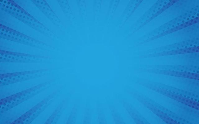 Sun rays retro vintage style on blue background, Comic pattern with starburst and halftone. Cartoon retro sunburst effect with dots. Rays. Summer banner vector illustration.