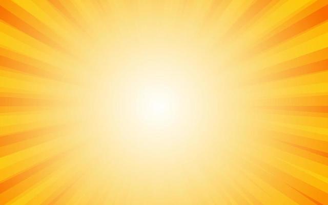Sun rays Retro vintage style on yellow background, Sunburst Pattern Background. Rays. Summer Banner Vector illustration