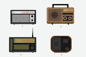 Radio vector illustration design
