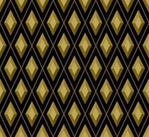 Seamless Diamond Shape Background Pattern Gold 3D vector