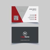 Restaurant chef fast food business card design template vector