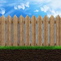 Wooden fence background photo